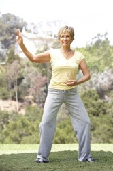 Woman Practicing Tai Chi