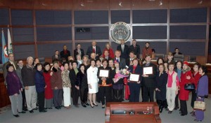 As Chairman Bulova called it... "doing the scrunch" for the camera.